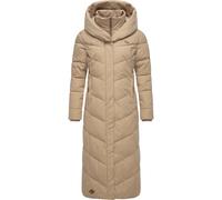 Steppmantel RAGWEAR "Natalka Extralong" Gr. M (38), grau (taupe) Damen Mäntel (58873566-M) taupe