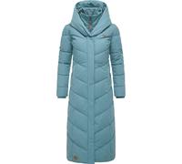 Steppmantel RAGWEAR "Natalka Extralong", Damen, Gr. M (38), stein, Außenmaterial: 100% Polyester, Innenfutter: 100% Polyester, Wattierung: 100% Polyester, tailliert extralang, Ärmel ohne Ärmelschlitz