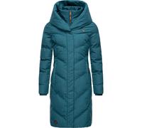 Steppmantel RAGWEAR "Natalka Melange" Gr. XL (42), blau (ocean) Damen Mäntel (46590352-XL) ocean