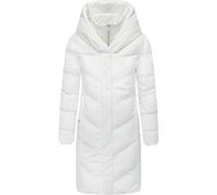 Steppmantel RAGWEAR "Natalka Soft YOUMODO", Damen, Gr. S (36), weiß, Obermaterial: 100% Polyester. Innenfutter: 100% Polyester. Wattierung: 100% Polyester, figurumspielend ca. Mitte Oberschenkel, hoch