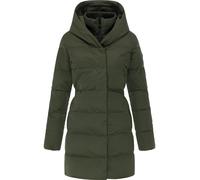 Steppmantel RAGWEAR "Niani YOUMODO", Damen, Gr. XS (34), olivgrün, Obermaterial: 100% Polyester; Innenfutter: 100% Polyester; Wattierung: 100% Polyester, tailliert ca. Mitte Oberschenkel, eng elastisc