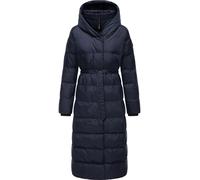 Warmer Winter Steppmantel mit Kapuze "Niara Long" Navy XXL