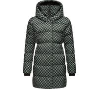 Mantel mit angesagtem Hahnentritt Muster "Niara Print" Dusty Green XL