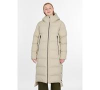 Steppmantel RAGWEAR "PATRISE", Damen, Gr. XL, bone, Web, Obermaterial: 100% Polyester, unifarben, knieumspielend, Mäntel Steppmantel, warm gefüttert, hinten länger als vorn (21798522-XL) bone