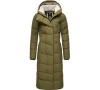 Steppmantel RAGWEAR "Pavla Extralong", Damen, Gr. L (40), grün (helloliv), Oberstoff: 100% Polyester. Futter: 100% Polyester. Wattierung: 100% Polyester. Ärmelfutter: 100% Polyester, figurumspielend e