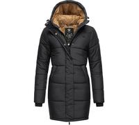 Steppmantel RAGWEAR "Relive Long Remake", Damen, Gr. XL (42), schwarz, Obermaterial: 100% Polyester (recycelt), Innenfutter: 100% Polyester (recycelt), Wattierung: 100% Polyester, casual, gerade ca. M