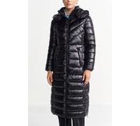 Steppmantel RICHROYAL, Damen, Gr. 36, schwarz, Web, Obermaterial: 100% Polyamid. Futter: 100% Polyamid. Wattierung: 100% Polyester, ca. Mitte Knie, Mäntel Steppmantel, mit glänzenden Finish, slim fit,