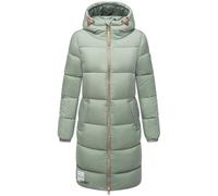 Winterjacke MARIKOO "Nomadiaa", Damen, Gr. M, smokey mint, Obermaterial: 100% Polyester; Innenmaterial: 100% Polyester; Futter/Wattierung: 100% Polyester, Jacken, Lange Damen Winterjacke (76784504-M)