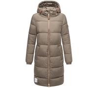 Winterjacke MARIKOO "Nomadiaa" Gr. XL, grau (stone brown) Damen Jacken (92017016-XL) stone brown