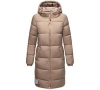 Steppmantel roséfarbenen Details "Nomadiaa 16" Taupe Grey S