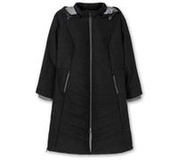 sheego Steppmantel mit abzippbarer Kapuze und Kontrastdetails, schwarz, 48 schwarz