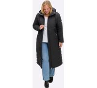 Sheego Steppmantel mit Stehkragen und Kapuze 54 schwarz