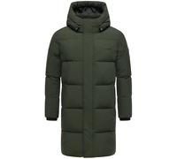 Steppmantel STONE HARBOUR "Hadrieen XX", Herren, Gr. S (48), olivgrün, Obermaterial: 100% Polyester; Innenfutter: 100% Polyester; Wattierung: 100% Polyester; Ärmelfutter: 100% Polyester, Basic, gerade