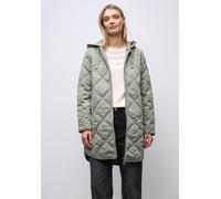 Steppmantel STREET ONE, Damen, Gr. 34, fresh sage, Stoff, Obermaterial: 55% Polyester, 45% Polyamid; Futter: 100% Polyester; Kapuze: 72% Polyester, 22% Viskose, 6% Elasthan; Füllung: 100% Polyester, u