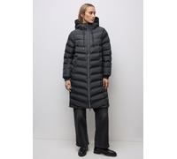 Steppmantel STREET ONE, Damen, Gr. 44, schwarz (obsidian blau), Stoff, Obermaterial: 100% Polyester. Futter: 100% Nylon. Füllung: 100% Polyester, unifarben, comfort fit ca. Mitte Oberschenkel, ohne Au