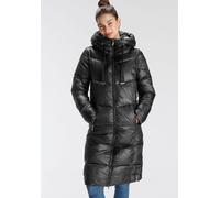 Steppmantel TAMARIS, Damen, Gr. 38, schwarz, Web, Obermaterial: 100% Polyester. Futter: 100% Polyester. Wattierung: 100% Polyester, unifarben, normal kurz, abnehmbar, Mäntel Steppmantel, mit Kapuze un