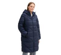 TOM TAILOR Damen Puffer Parka mit Kapuze, 10668 - Sky Captain Blue, S