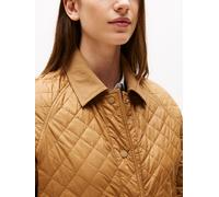 Steppmantel TOMMY HILFIGER "PADDED NYLON REG QUILTED COAT", Damen, Gr. XS (34), braun (hickory), Steppware, Obermaterial: 100% Polyamid, unifarben, regular fit hüftbedeckend, Mäntel Steppmantel, perfe