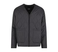 Steppmantel URBAN CLASSICS "Urban Classics Padded Quilting Jacket", Herren, Gr. 5XL, schwarz, 100% Polyester, Mäntel Steppmantel (68777744-5XL) schwarz