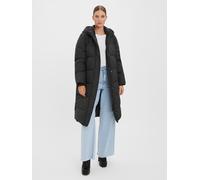 Steppmantel VERO MODA "VMERICAHOLLY LONG DOWN JACKET", Damen, Gr. S, peat, Web, Obermaterial: 100% Polyester, unifarben, knieumspielend, Rippbündchen, Mäntel Steppmantel (69069502-S) peat