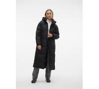 Steppmantel VERO MODA "VMKLEA LONG COAT NOOS", Damen, Gr. XL, schwarz, Web, Obermaterial: 100% Polyester, unifarben, ca. Mitte Wade, Mäntel Steppmantel (96951737-XL) schwarz