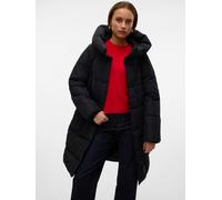 Steppmantel VERO MODA "VMLEONIEKATE COAT GA NOOS", Damen, Gr. S, schwarz, Steppware, Obermaterial: 100% Polyester, unifarben, ca. Mitte Oberschenkel, Mäntel Steppmantel, mit abnehmbarem Bindegürtel (7