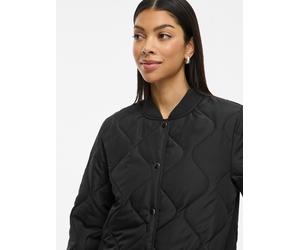Steppmantel VILA "VITATE L/S QUILT JACKET - NOOS", Damen, Gr. 38, schwarz beauty, Steppware, Obermaterial: 100% Polyester, unifarben, regular fit Po-bedeckend, Rippbündchen, Mäntel Steppmantel, Kunstf