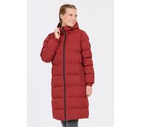 Steppmantel WHISTLER "Abella", Damen, Gr. 36, schwarz (schwarz, rot), 100% Polyester, unifarben, lang, ohne Ausschnitt, Mäntel Steppmantel, mit atmungsaktiver Eigenschaft (67154535-36) schwarz, rot