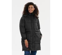 Steppmantel WHISTLER "Amatos", Damen, Gr. 44, schwarz (schwarz, schwarz), 100% Polyamid, kariert, unifarben, normal, ohne Ausschnitt, Mäntel Steppmantel, mit hochwertigem Bionic-Finish (65803701-44) s