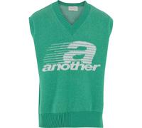 Steppweste ANOTHER COTTON LAB "Another Cotton Lab Another Cotton Lab A Sweater Vest", Herren, Gr. M, grün, 42% Polyacryl, 30% Polyester, 28% Polyamid, Westen Steppweste (95430454-M) grün