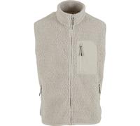 Steppweste ANOTHER COTTON LAB "Another Cotton Lab Sherpa Vest", Herren, Gr. S, beige (weiß), 100% Polyester, Westen Steppweste (52301713-S) weiß