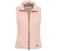 camel active Damen kurze leichte Steppweste mit elastischen Bündchen Rose, womenswear-46