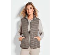 Steppweste aus leichter Daune braun 50
