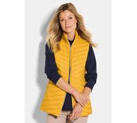 Steppweste aus leichter Daune gelb 25