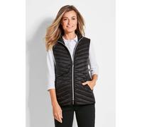 Steppweste aus leichter Daune schwarz 48