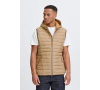 Steppweste BLEND "BHEDMAR", Herren, Gr. M, cornstalk melange, Steppware, 100% Polyester, meliert, Basic, normal normal, Westen Steppweste, Stilvolle Basic Steppweste mit Taschen (71974258-M) cornstalk