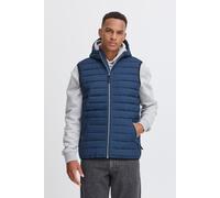 Steppweste BLEND "BHEDMAR", Herren, Gr. S, marineblau melange, Steppware, 100% Polyester, meliert, Basic, normal normal, Westen, Stilvolle Basic Steppweste mit Taschen (46810631-S) marineblau melange