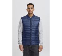 Steppweste BLEND "BHEVEREST", Herren, Gr. M, blau (marineblaus), Steppware, 100% Polyester, unifarben, Basic, normal normal, Westen Steppweste, Stilvolle Basic Steppweste mit Brusttasche (72393701-M)