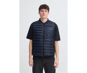 Steppweste BLEND "BHEVEREST VEST", Herren, Gr. 3XL, blau (salute), Web, Obermaterial: 100% Polyester, unifarben, regular fit normal, Westen Steppweste, Kunstfaser, regular fit (44128134-XXXL) salute