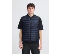 Steppweste BLEND "BHEVEREST VEST", Herren, Gr. L, blau (salute), Web, Obermaterial: 100% Polyester, unifarben, regular fit normal, Westen Steppweste, Kunstfaser, regular fit (44128134-L) salute