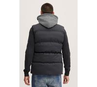 Blend BHJens Herren Weste Steppweste Outdoor Weste mit Kapuze Stehkragen Eingrifftaschen Regular fit, Größe:L, Farbe:Phantom Grey (70010)