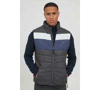 Steppweste BLEND "BHKristian", Herren, Gr. M, iron gate, 100% Nylon, regular fit normal, Westen Steppweste, Steppweste im Colorblock-Design (63545032-M) iron gate