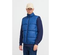 Steppweste BLEND "BHVest", Herren, Gr. XL, estate blau, 100% Polyester, unifarben, Basic, regular fit normal, Westen Steppweste, Stilvolle Basic Steppweste mit Taschen und Patch (83217727-XL) estate b