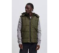 Steppweste BLEND "BHVest", Herren, Gr. XL, forest night, 100% Polyester, unifarben, Basic, regular fit normal, Westen Steppweste, Stilvolle Basic Steppweste mit Taschen und Kapuze (82146761-XL) forest