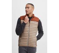 Blend 20715259 Outerwear Herren Weste Steppweste Outdoor Weste leicht gesteppte Winterweste mit Stehkragen und Color-Bock Optik Regular Fit, Größe:L, Farbe:Sequoia (191333)