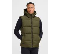 Steppweste BLEND "BHZipa", Herren, Gr. M, forest night, 100% Polyester, unifarben, Basic, regular fit normal, Westen Steppweste, Stilvolle Basic Steppweste mit Taschen (32350718-M) forest night