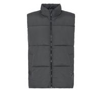 Steppweste BLEND "BHElmer", Herren, Gr. XL, forged iron, 100% Polyester, unifarben, normal normal, Westen, Schicke Steppweste mit Paspeltaschen (33523633-XL) forged iron