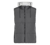 Steppweste BLEND "Steppweste BHElwin", Herren, Gr. L, grau (asphalt), Obermaterial: 100% Polyester PES., Westen Steppweste (75480647-L) asphalt