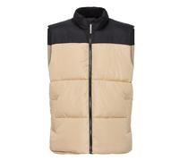 Steppweste BLEND "Steppweste BHElwin", Herren, Gr. M, beige (cornstalk), Obermaterial: 100% Polyester PES., Westen Steppweste (59499109-M) cornstalk