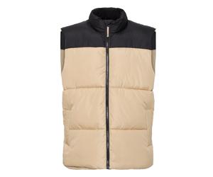 Steppweste BLEND "Steppweste BHElwin", Herren, Gr. S, beige (cornstalk), Obermaterial: 100% Polyester PES., Westen Steppweste (59499109-S) cornstalk